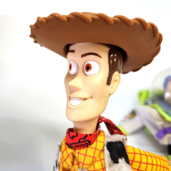 VINTAGE Toy Story Hand Puppet Pals Set REX BUZZ WOODY BURGER KING PIXAR 1995 - Picture 3 of 6